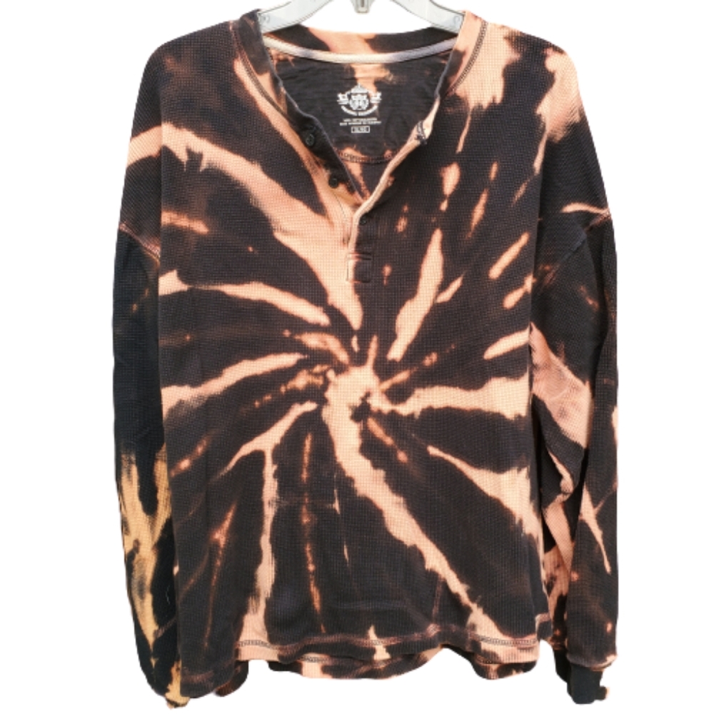 Handmade Custom reverse tie dye  men's XL